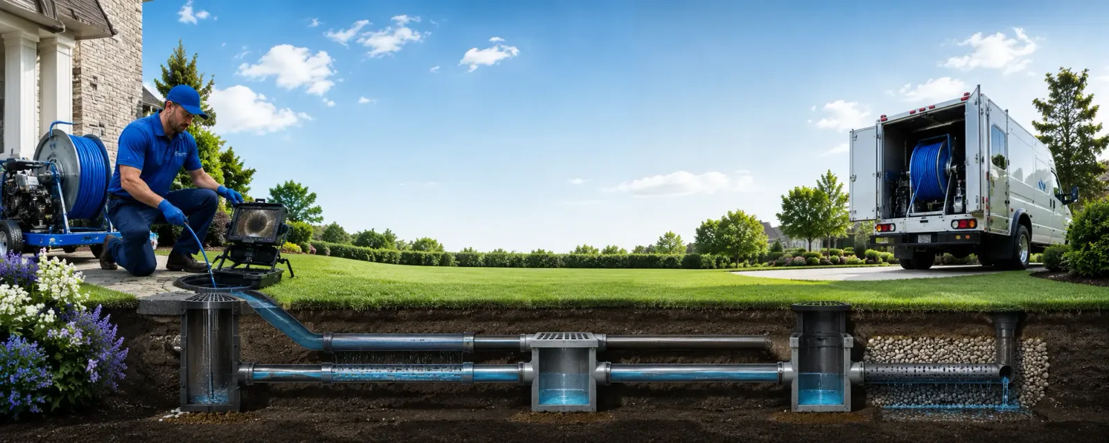 Outdoor drain cleaning information for Church Road, VA